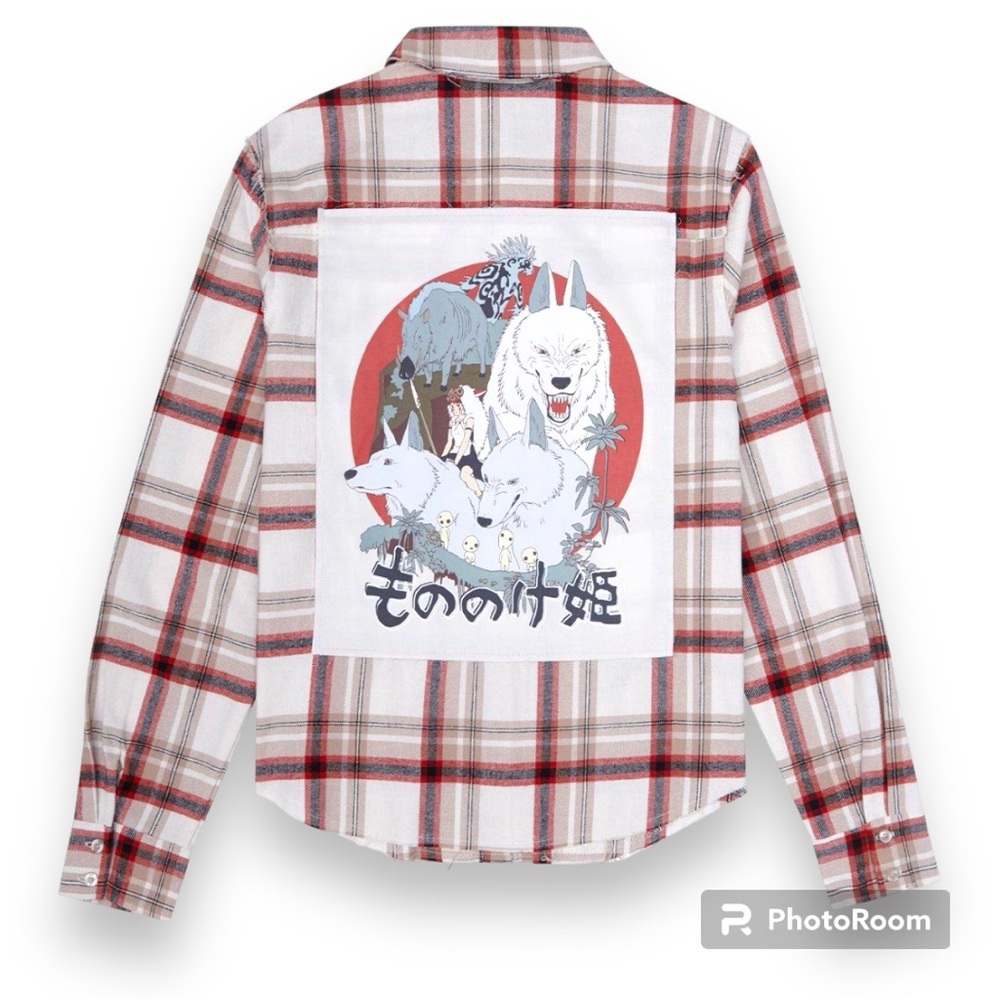 Studio Ghibli Princess Mononoke San Flannel